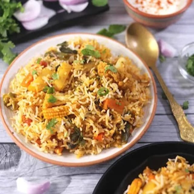 Veggie Biryani.