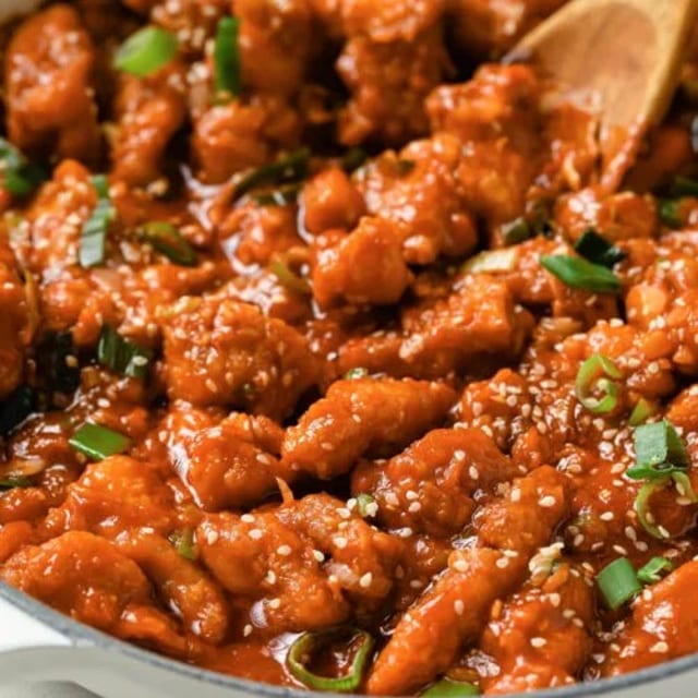 Manchurian Chicken.