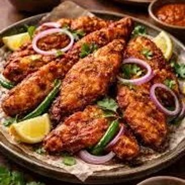 Lahori Fried Fish Boneless.