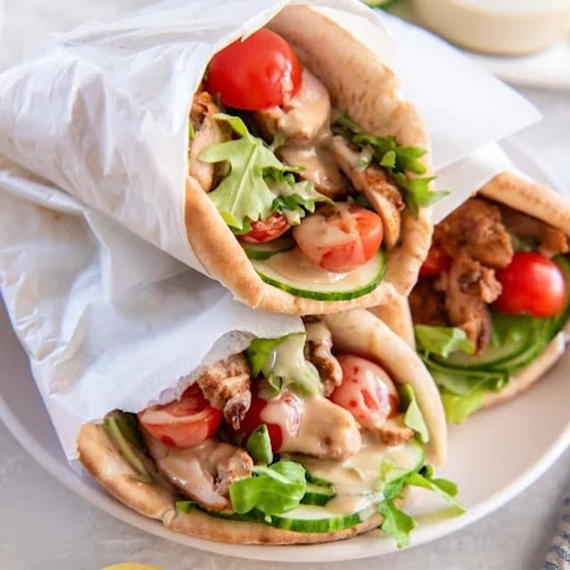 Chicken Shawarma Wrap.