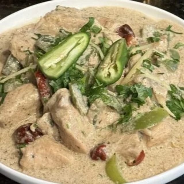 White Chicken Karahi.