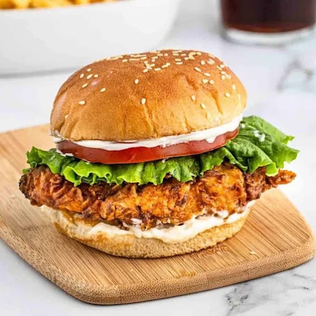 Zinger Chicken Burger.