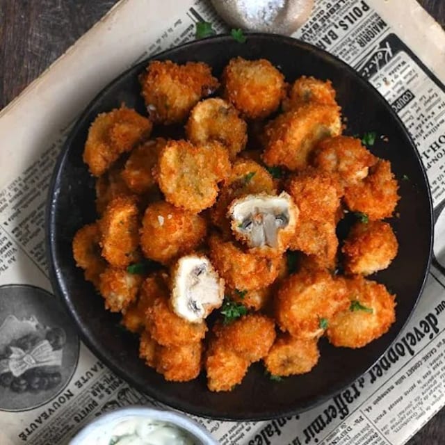 Breaded Mushrooms.