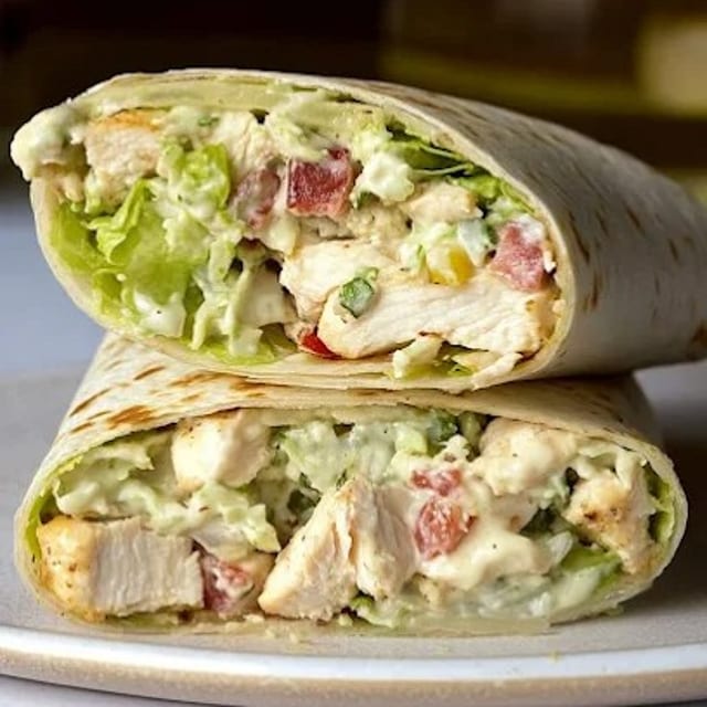Chicken Caesar Wrap.