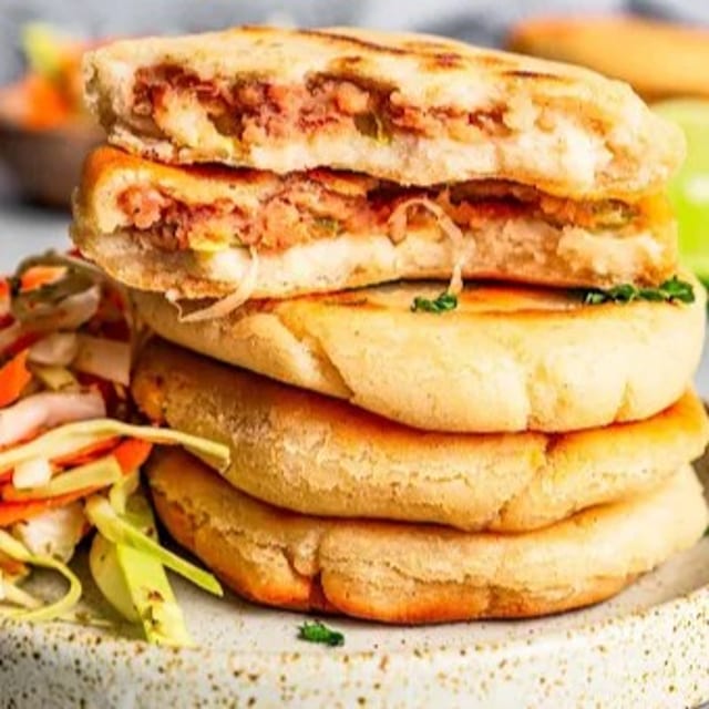 Beef Pupusas.