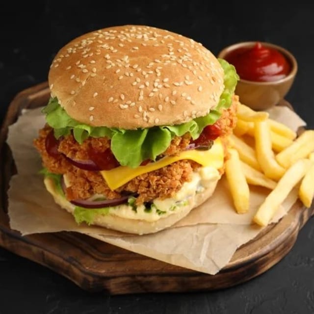 Zinger Burger.