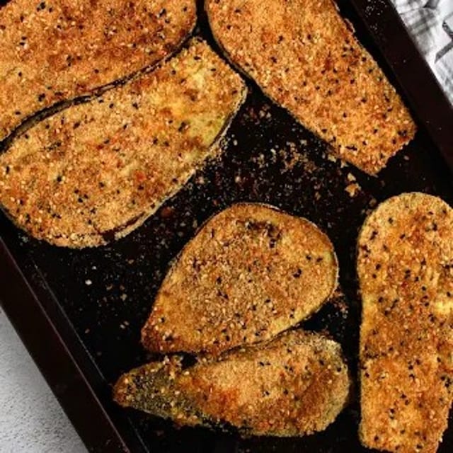 Breaded Eggplant.