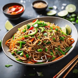 Veggie Hakka Noodles