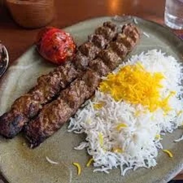 Beef Kobideh Kabob.