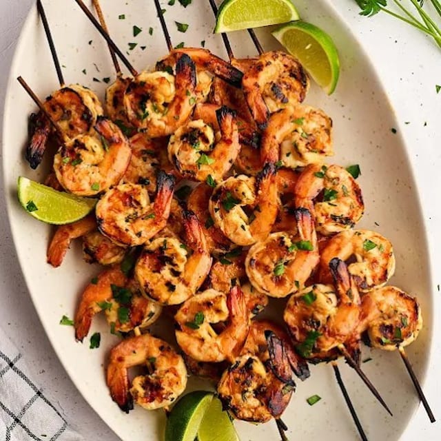 Shrimp Kabob.