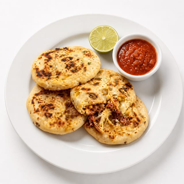 Chicken Pupusas.