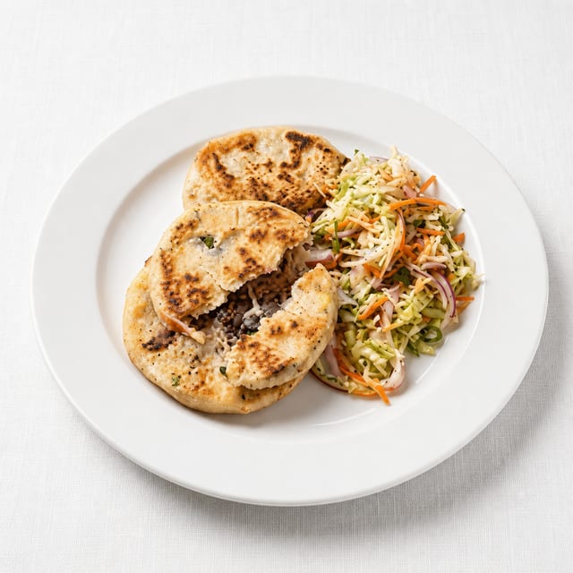 Pupusas (Beans and Cheese).